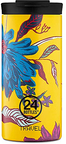 24BOTTLES Travel Tumbler, 600 ml, zusammenklappbar, für Erwachsene, Uni, mehrfarbig (mehrfarbig)