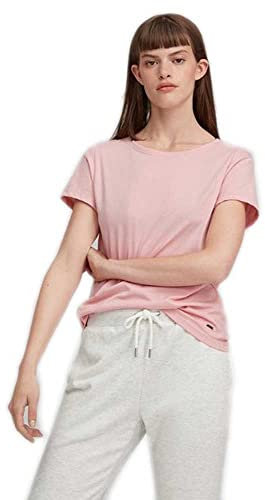 O'NEILL Essential Roundneck Shortsleeve Shirt, Casual Logo Rundhalsshirt, Vieux Rose, S-XL Femme