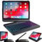 Snugg iPad Pro 12.9 Case with Keyboard, Wireless Backlit Bluetooth Magic Keyboard iPad Pro 12.9 Keyboard Case for Apple iPad Pro 12.9 (6th Gen / 5th Gen / 4th Gen) - Black