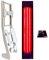 Infrarotmed Set Tiefenwärmestrahler INFRAROTMED 500W, Regler und Lehne für die Sauna und Infrarotkabine, Wärmekabine, Liegekabine, Rotlichtstrahler, Vollspektrumstrahler, schwarz