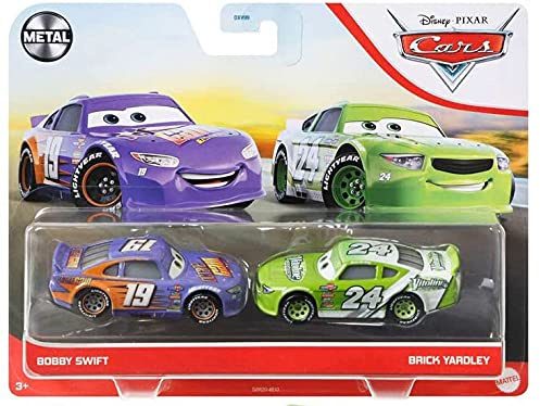 Disney Pixar Cars Bobby Swift & Brick Yardley - Metal Series