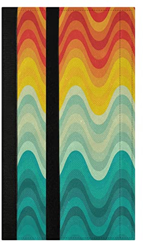 Lot de 2 housses de poignée de porte pour réfrigérateur - Orange et vert - Pour cuisinière, lave-vaisselle, micro-ondes