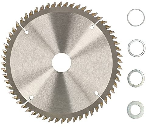 KOTARBAU® Lame de scie en métal dur pour coupe de bois, 60 dents, diamètre 140 mm, avec bagues de réduction