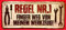 DekoDrom® Blechschild 28x12 cm Regel Nr. 1 Finger Weg von Meinem Werkzeug Fun Spruch Auto Motorrad Hobby Schrauber Werkstatt Bar Kneipe Haus Wohnung 004