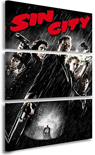 Leinwandbild Sin City, Film - Bruce Willis, Jessica Alba, Klein bis XXL, Inneneinrichtung - Wohnzimmer - Wohnung, Dekoration