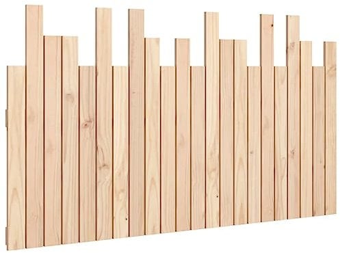 vidaXL Wand Kopfteil Bettkopfteil Betthaupt für Bett Schlafzimmerbett Bettzubehör Holzkopfteil Wandmontage 140x3x80cm Massivholz Kiefer