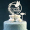 WANYI 7 Stück Cake Topper Taufe Holz Meine Taufe Tortendeko Taufedeko Taufe Tortenstecker Torten Topper Taufe Personalisiert mit Fisch Taube Kuchendekoration Party Dekoration für Junge Mädchen (B)