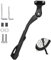 KKSJK Fahrradständer mit rutschfeste Unterseite, Schwarz Verstellbar Fahrrad Ständer 24-29 Zoll, Bike Stand für Fahrrad, Mountainbike, E-Bike, MTB