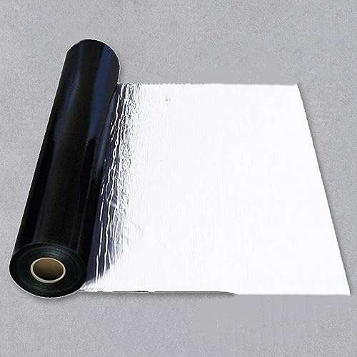 FENGSHOUU Bitumen-Band,Selbstklebendes Dichtungsband,Aluminum Wasserdichtes Klebeband,Reperaturband,Isolierung UV-beständige,für Metalldach/RV Markise/Fenster Dichtung/Boot (1x7m)