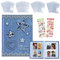 Qivine Kpop Photocard Binder, A5 6 Ringordner Fotokartenalbum 4 Größen 150 Taschen Fotokartenhalter Buch Album für Photocard, Karten, Fotosammlung, K-Pop Aufkleber
