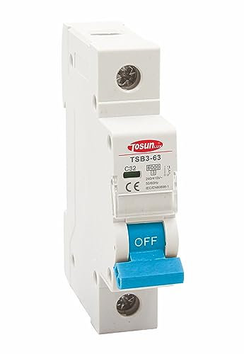 Interruptor Disyuntor Magnetotérmico | TSB3-63 | 1P | Capacidad Corte 6kA | Intensidad 10A
