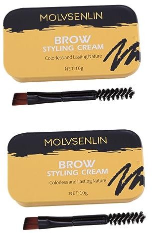 POPETPOP 2 Stk Styling-creme Für Augenbrauen Augenbrauen-seifenset Formendes Wachs Augenbrauenpomade Augenbrauen Seifenbalsam Anhaltende Augenbrauenseife Wachs Und Dauerhaft Wachsmalstift
