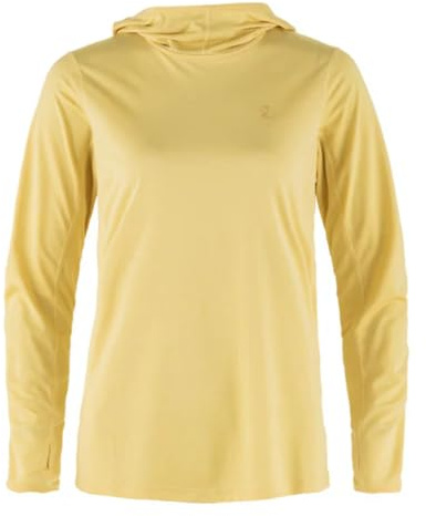 Fjällräven Damen Abisko Sun-Hoodie, Mais Yellow, S