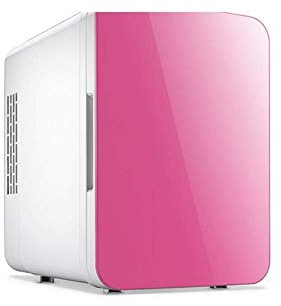 BOOAMZ Car refrigerator,4l cooler mini fridge home dormitory small size refrigerator portable mini fridge cooler warmer (Pink 24x18x25cm(9x7x10inch)) (Pink 24x18x25cm(9x7x10inch))