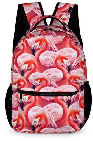 Homieblanket Flamingo-Rucksack für Kinder, Mädchen, Jungen, Schule, 40,6 cm, Flamingo-Rucksack für die Schule, Flamingo-Rucksack 1, Tagesrucksäcke
