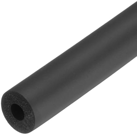 QUARKZMAN 45.7cm Rohrisolierung Schaumstoff für Fitnessgeräte Schwarz | Durchmesser 6mm Isolierstärke 5mm, Heizungsrohr Verkleidung, Rohre Handhaben