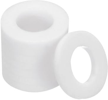 PATIKIL Rondelle Piana, 50pz 15mm OD 8mm ID 2mm Spessore PTFE Rondelle di Tenuta Guarnizione Flangia Guarnizione Tenuta per Tubo Rubinetto Acqua