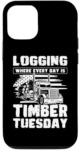 Hülle für iPhone 13 Logging Where Every Day Is Timber Tuesday