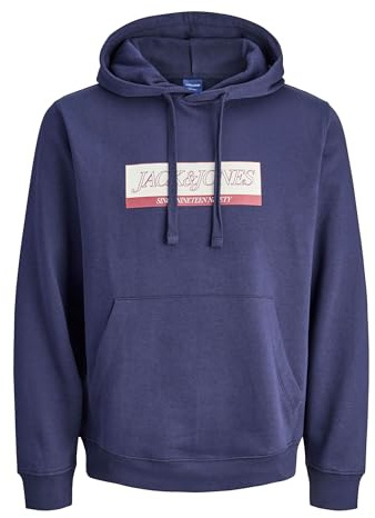 JACK & JONES Herren Jorinwood Block Branding Sweat Hood