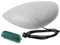 JungesLicht Marmo Außenleuchte mit 2 E27-Fassungen, IP65, Polycarbonat-Lampenschirm in Steinoptik 2,5m Kabel, Garten-Dekorationslampe, Kabelbox, 230Volt, 60x40x20cm, Rasenleuchte, ohne Leuchtmittel