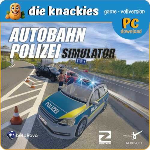 die knackies – Autobahnpolizei Simulator | PC-Spiel Originalversion, Polizei Simulator