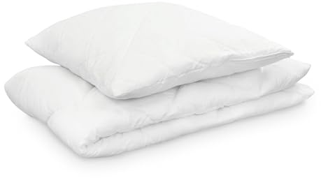 Ehrenkind® Steppbetten-Set Baumwolle | 100% nachwachsende Rohstoffe | Kinder-Decke + Kissen | Standard 100 by Oeko-TEX | Decke 200x135 cm Kissen 80x80 cm