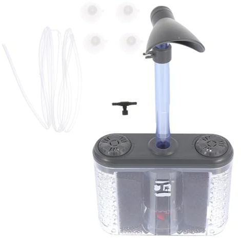 Housoutil 1 Set Premium-Fischtank-Filter, Dungsammler, effizienter Aquarium-Reiniger für Wasserwechsel, Waschen, langlebig, stumm, Luftpumpe, verschiedene Farben