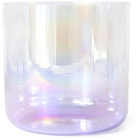 Crystal singing bowl 432Hz Colored Alchemy Crystal Singing Bowl, Yoga Meditation(6E)
