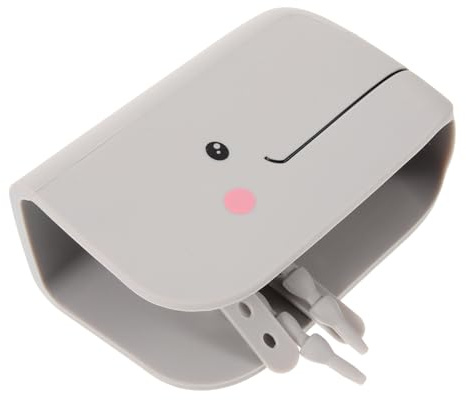 LAPYAPPE Silikon Wasserhahnabdeckung Schutz Überzug Cartoon Auslauf Badewanne Kindersicher Grau Schlafzimmerschutz