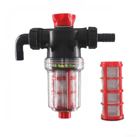 Filtre d'irrigation, filtre à eau agricole à mailles fines double couche pour pulvérisateurs de jardin (25 mm)