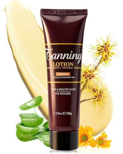 100g Creme Bronzante Accelerateur,Nourrissante Bronzants Crème Solaire,Creme Bronzante avec corps,pour un Teint Hâlé Rapide et Durable,Applicable de Peau Pour Femme