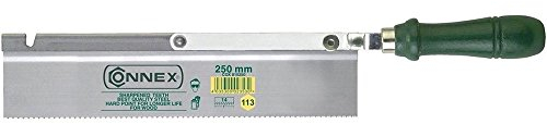 Connex COX810250 Feinsäge mit Holzgriff, Länge 250 mm, umlegbare Ausführung
