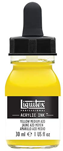 Liquitex Tinta Acrílica Ink Profesional Frasco 30 ml, Amarillo Azo Medio