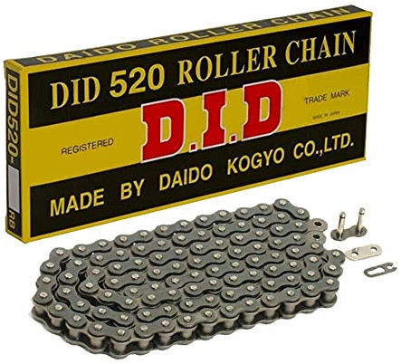 DID chain 520 Did, 94 links (Standard), Open, with Clip Lock