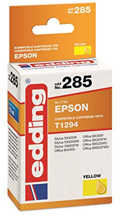 edding 18-285 Druckerpatrone EDD-285, Ersetzt: Epson T1294, Einzelpatrone, gelb