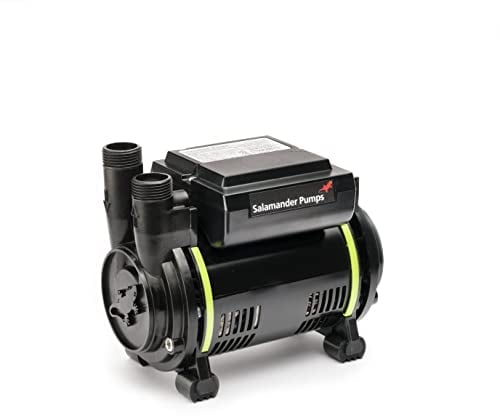 Salamander Pumps - CT55 Xtra Shower Pump - 1.5 Bar Pressure - Single End - Suitable for Positive Head, Gravity Fed Systems Only, Quiet and Compact - WRAS Approved