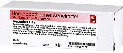 AESCULUS D 12 Globuli 10 g