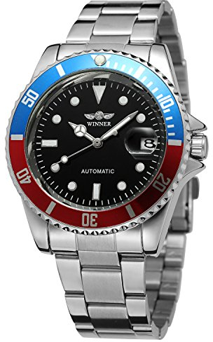 FORSINING Men's Vintage Automatic Stainless Steel Bracelet Analogue Collection Watch WRG8066M4T6