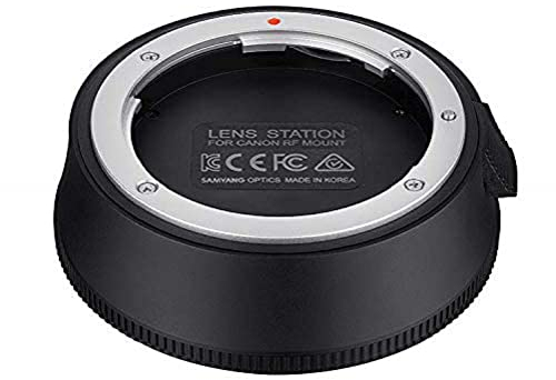 Samyang Lens Station für AF Canon RF Objektive - Docking-Station ermöglicht System Upgrade, kalibriert Blende und Fokus automatisch, einfache Handhabung schwarz