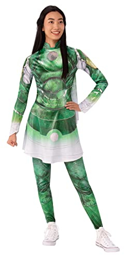 Rubies - Disfraz oficial de Disney Marvel Eternals Sersi Deluxe para mujer, verde, 6-8
