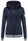 TrendiMax Damen Sweatjacke Kapuzenpullover Zip Hoodie Kapuzenjacke Winter Sweatshirt Jacke, Marine Blau, L