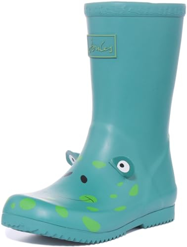 Joules Arrotolare Welly, Stivali in Gomma, Rana Verde, 31 EU