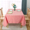 ShinyBeauty Karierte Tischdecke 142 x 142 cm Rot Karo Karo Büffelkaro Tischdecke Bauernhaus Tischdecke Leinen Tischdecke abwaschbar