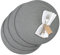 Westmark, Tischset/Platzset, CIRCLE, grau, Set 4tlg, abwischbar, Synthetik, Ø 38 cm, Saleen Edition, 01211044154