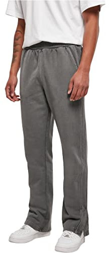 Urban Classics Herren Heavy Terry Garment Dye Slit Sweatpants darkshadow, S