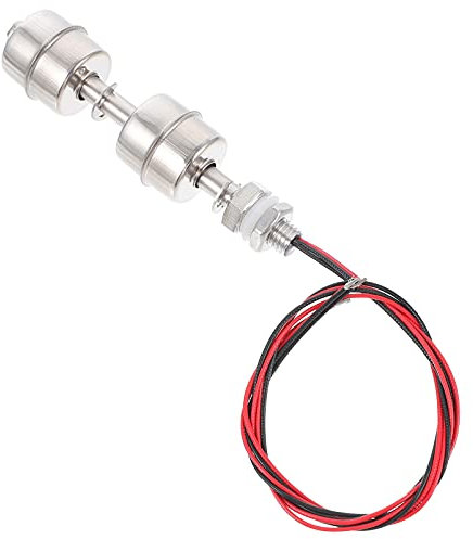 POPETPOP 1 Pc Contrôleur De Niveau d'eau Niveau en Acier Inoxydable Capteur De Niveau d'eau pour Aquarium Interrupteur à Flotteur De Pompe De Puisard INOX Liquide Composant Réservoir d'eau