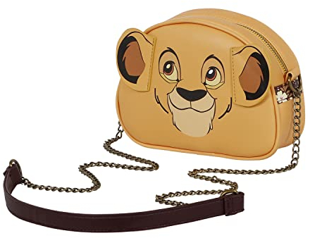 Disney Roi Lion Face-Sac à Bandoulière Heady, Jaune