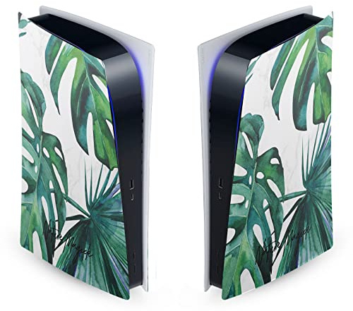 Head Case Designs Officially Licensed Nature Magick Green Art Mix Vinyl Faceplate Sticker Gaming Skin Decal Cover Compatible With Sony PlayStation 5 PS5 Digital Edition Console