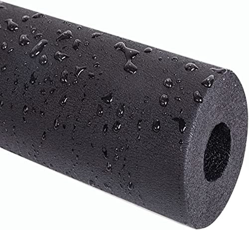 Tuyau d'isolation antigel 15 mm-32 mm ID, tuyau d'isolation phonique for tuyau d'eau, tuyau en mousse for chauffe-eau solaire extérieur, 1 m/3,3 pieds de longueur tubulaire en caoutchouc ( Size : ID18