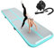 FBSPORT Trainingsmatte, 10 cm, Höhe, aufblasbar, Air Tumbling Track 6 m, Gymnastikmatte, aufblasbar, Tumbling, Gymnastikmatte, für Turner, Tumbling, Yoga, mit Pumpe